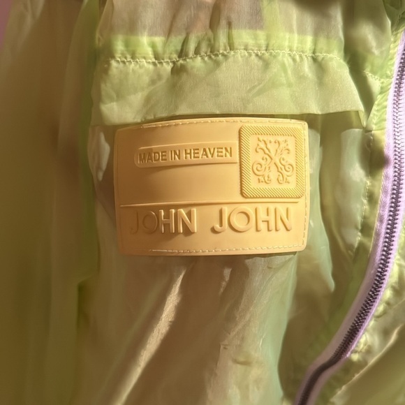 John John 🔥neon apple green lite  running jacket - Picture 2 of 11